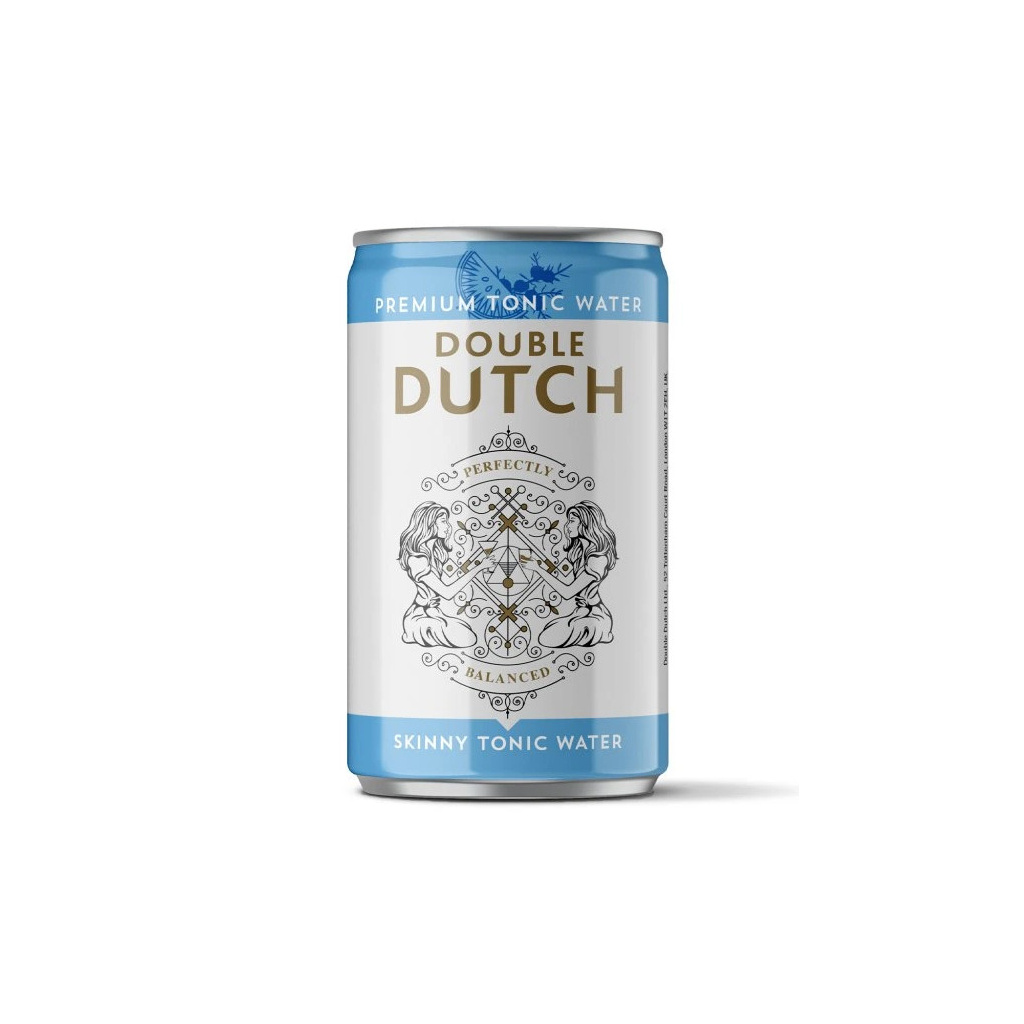 Šest lahviček Double Dutch Skinny Tonic Water, po 150 ml