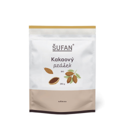 BIO kakaový prášek ŠUFAN, celkový pohled na obal