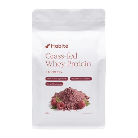 Malinový grass-fed syrovátkový protein Habité od ŠUFAN, balení