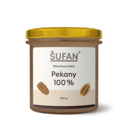 Pekanové máslo ŠUFAN ve sklenici, produkt tak, jak ho dostanete
