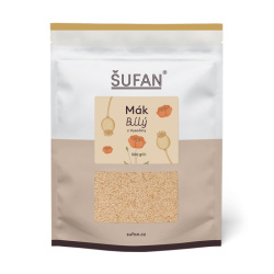 Bílý mák ŠUFAN, produkt tak, jak ho dostanete Bílý mák ŠUFAN, produkt tak, jak ho dostanete