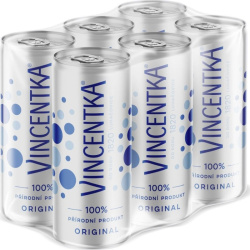 Vincentka v plechovce o objemu 250 ml, celkový pohled