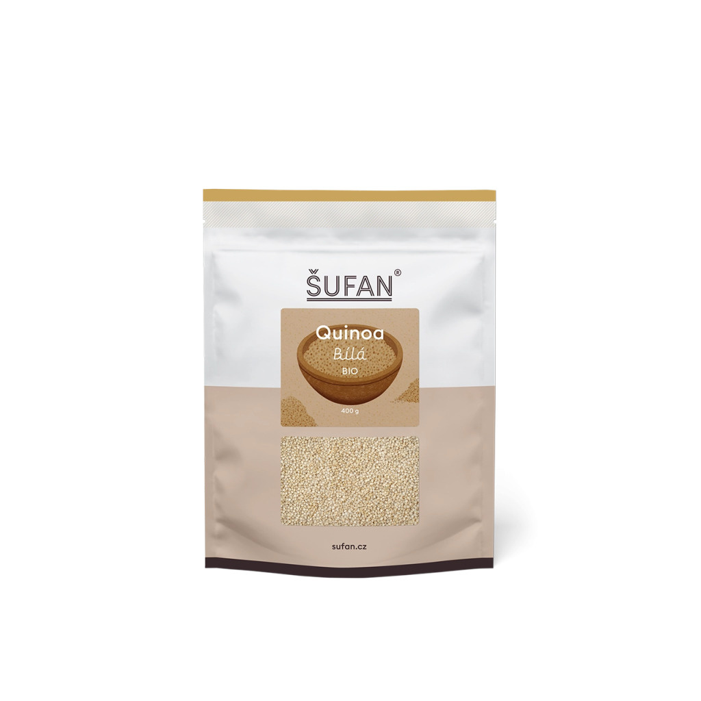 BIO quinoa ŠUFAN, směs bílé a červené, balení
