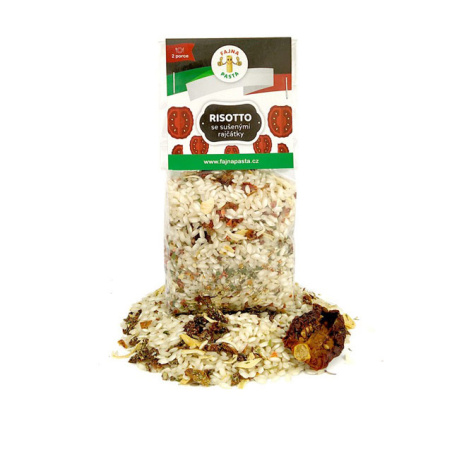 Risotto Fajna pasta se sušenými rajčátky, balení