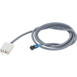 Připojovací kabel snímače hladiny: bílý konektor na jednom konci a modrý na druhém Připojovací kabel snímače hladiny: bílý konektor na jednom konci a modrý na druhém