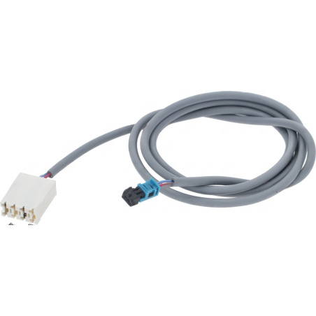 Připojovací kabel snímače hladiny: bílý konektor na jednom konci a modrý na druhém