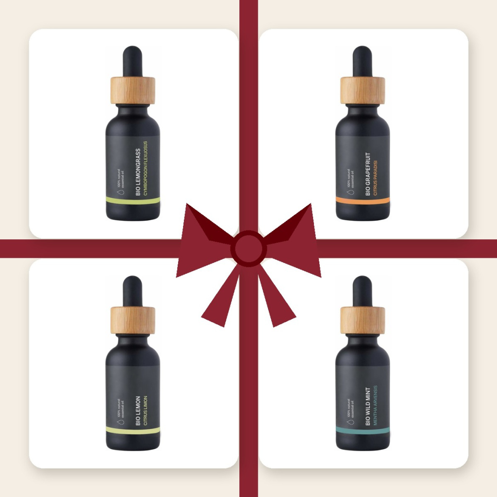 Balíček esenciálních olejů Svěží domov: 4× 10 ml