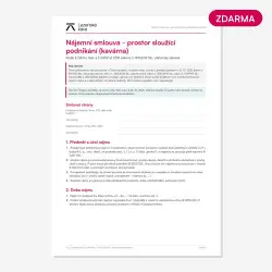 Smlouvy pro kavárnu – kompletní sada (ČR) Smlouvy pro kavárnu – kompletní sada (ČR)