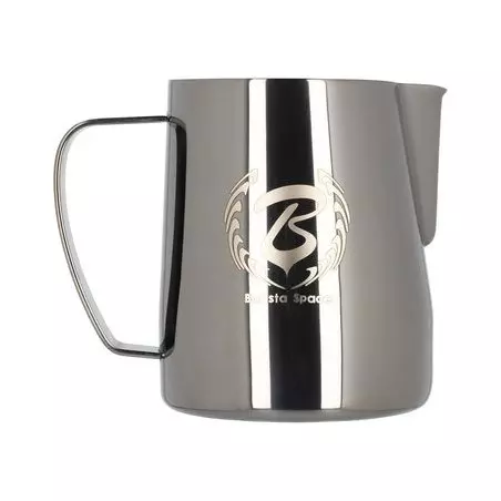Konvička na šlehání mléka značky Barista Space Grey 600ml z nerezové oceli