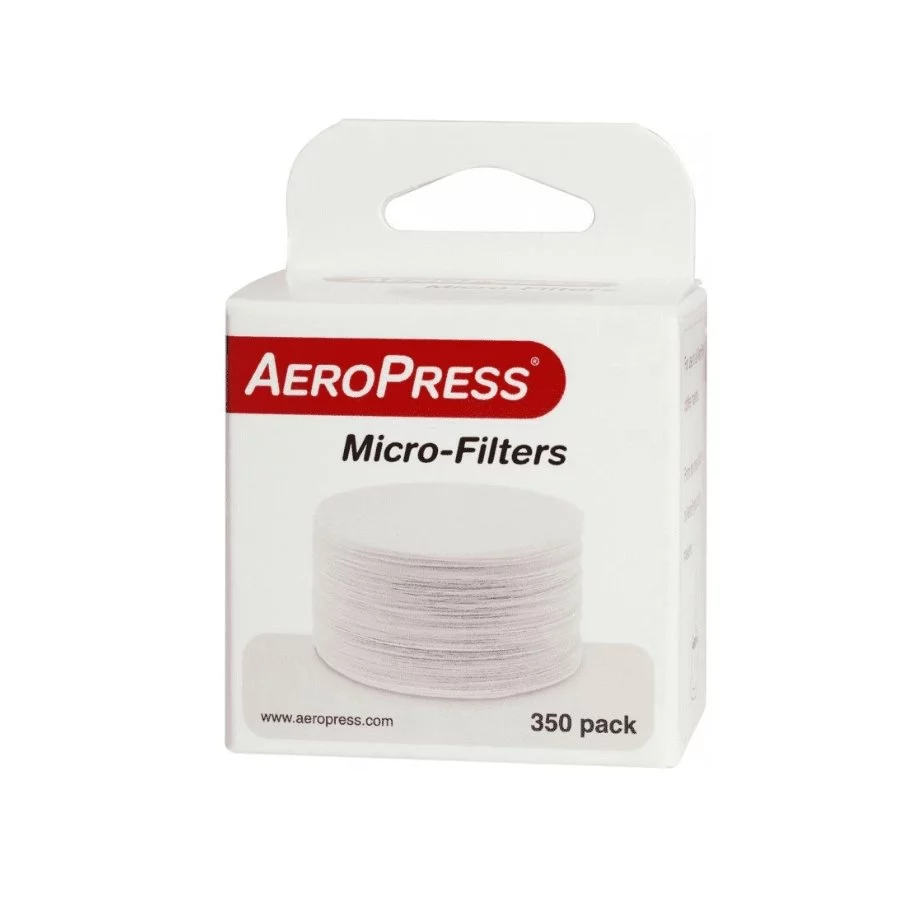 Papírové filtry Aeropress (350 ks) vhodné pro Twist Press.