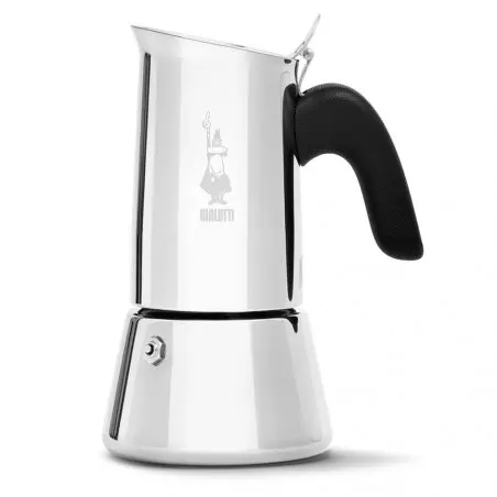 Moka konvička Bialetti New Venus 10 šálků s objemem 460 ml, ideální pro přípravu silného a aromatického kávového nápoje.