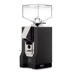 Espressový mlýnek na kávu Eureka Mignon Silenzio 16CR v černé barvě s nastavitelným dávkováním.