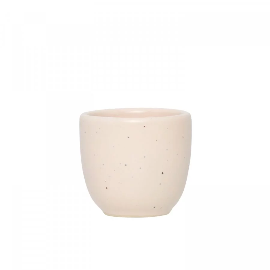 Porcelánový hrnek Aoomi Dust Mug 04 o objemu 80 ml z řady Dust, ideální pro milovníky minimalistického designu.