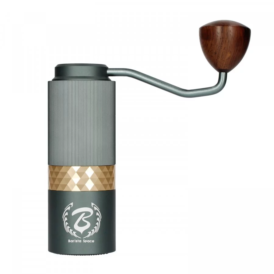 Barista Space Premium ruční mlýnek na kávu zelený