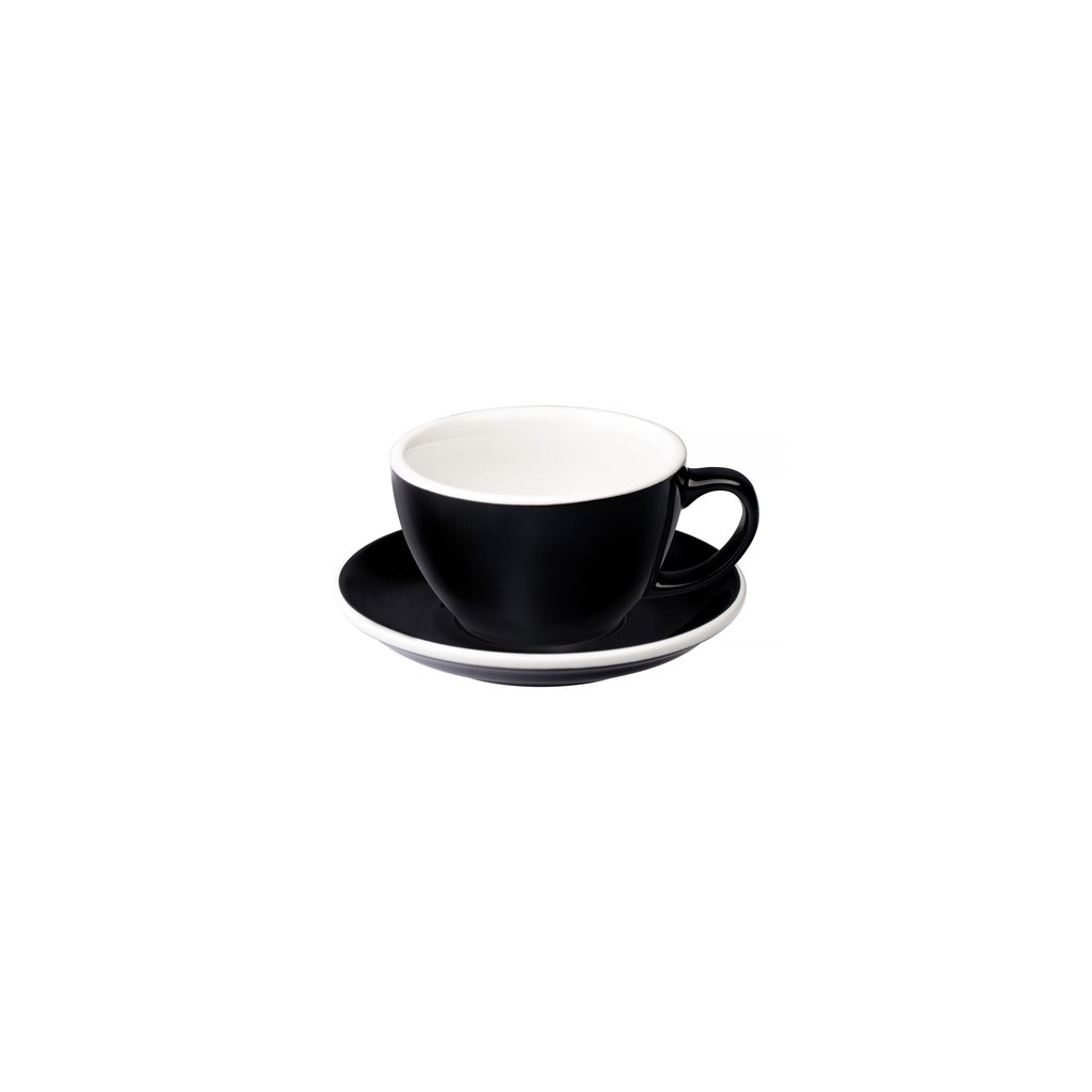 Levně Loveramics Egg - Cafe Latte 300 ml Cup and Saucer - Black