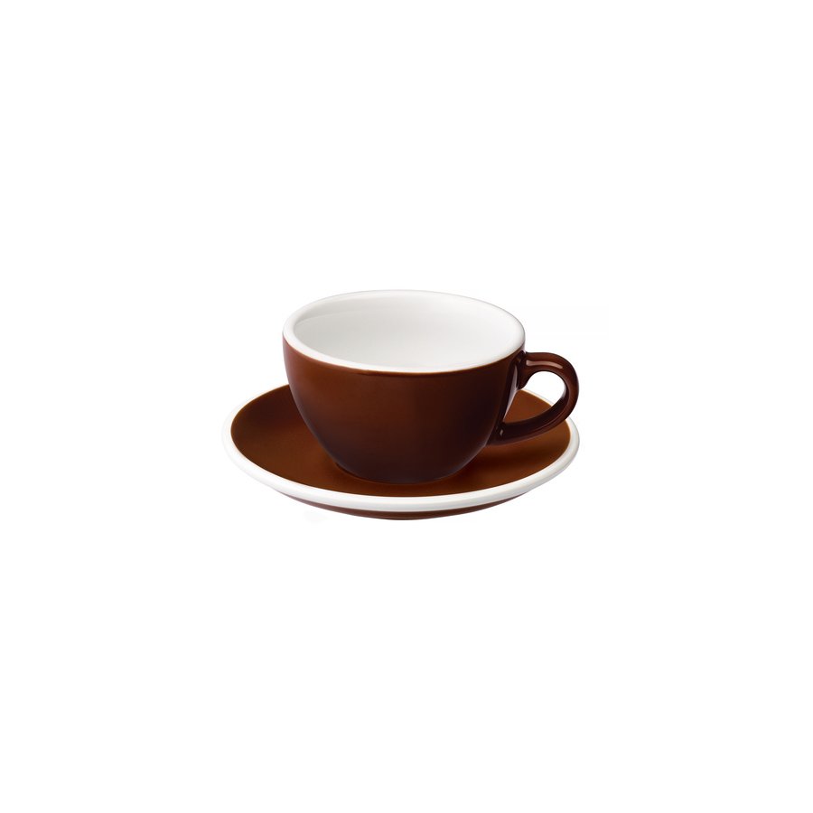 Levně Loveramics Egg - Cappuccino 200 ml Cup and Saucer - Brown