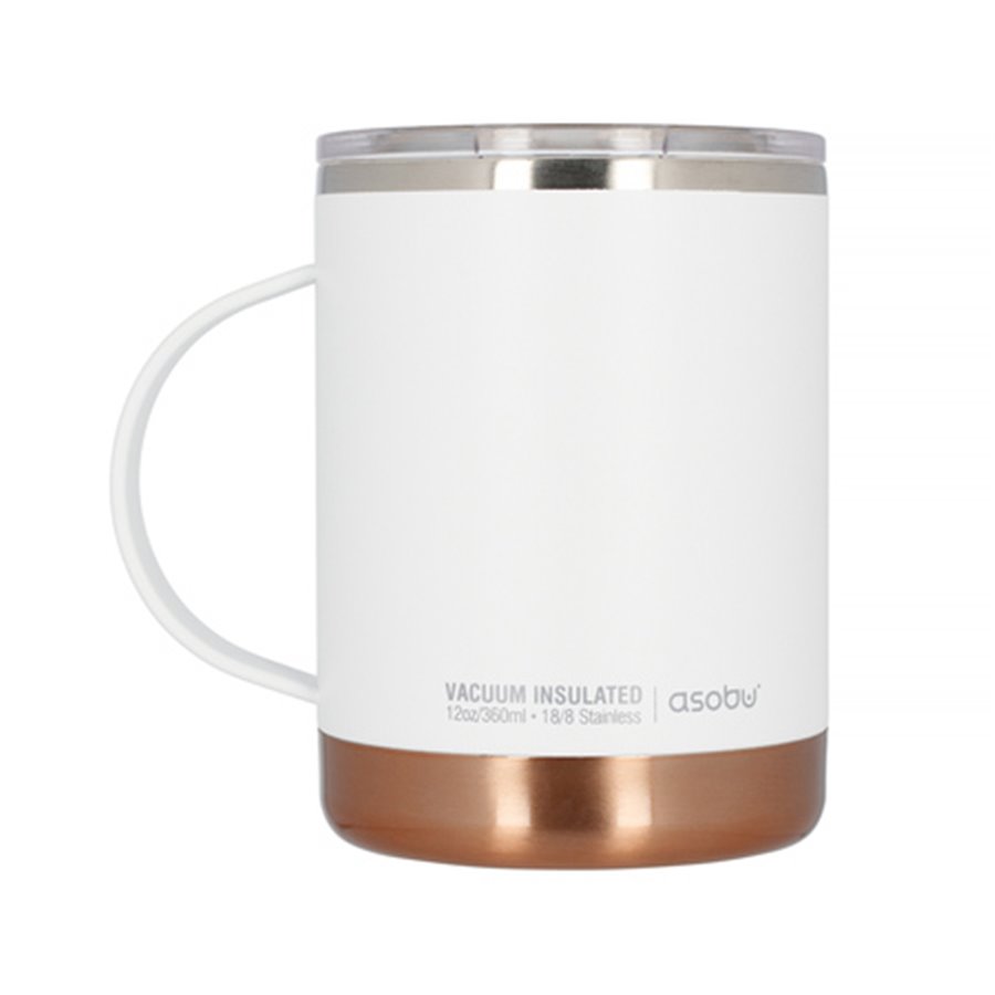 Levně Asobu Ultimate Coffee Mug 360 ml bílý