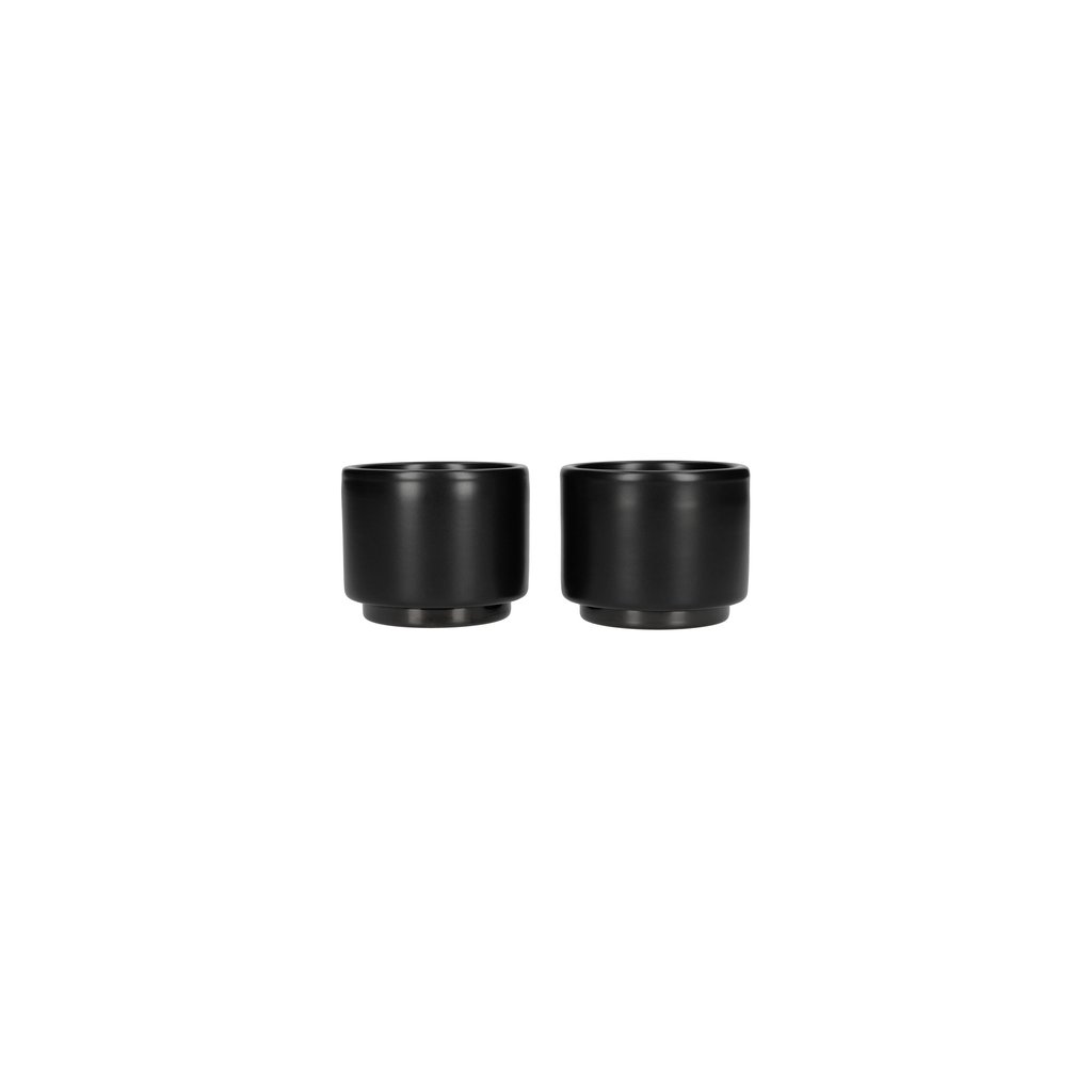 Levně Fellow Monty Espresso Cup Black 90 ml 2 ks