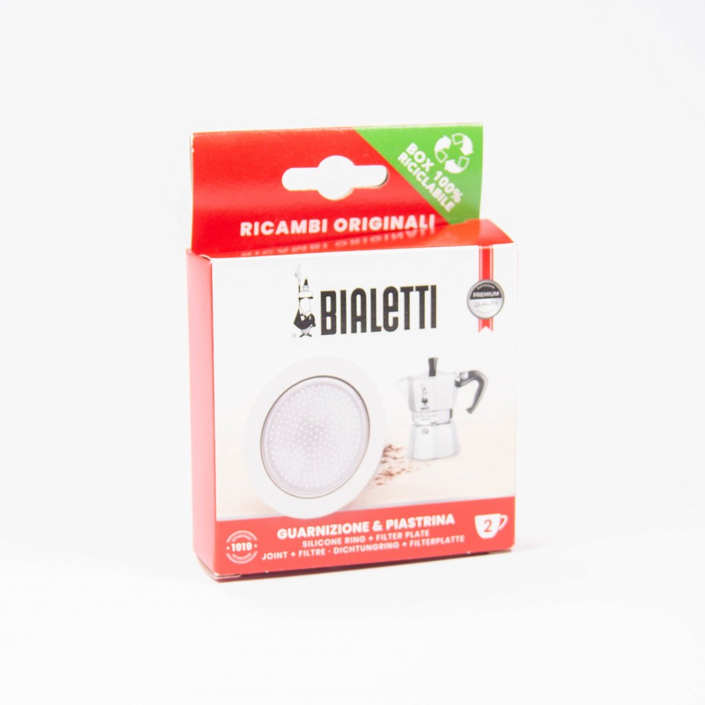Levně Bialetti těsnění na moka konvičku 2 induction - 1 těsnění + 1 sítko