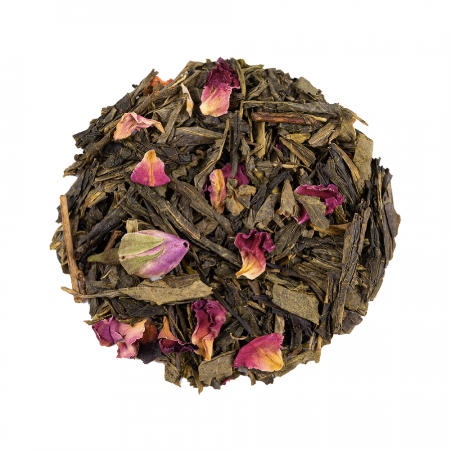 Levně China's Berry Paradise – zelený čaj s ovocnou příchutí - 70 g