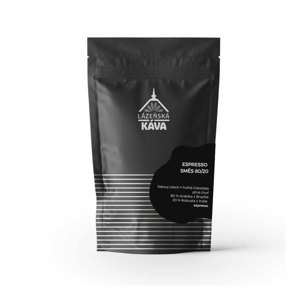 Levně Lázeňská káva Espresso směs 80/20 500 g - 500 g