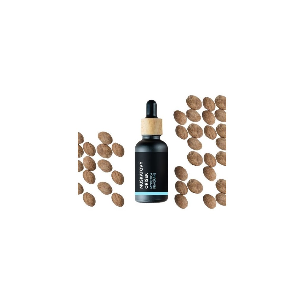 Levně Muškátový oříšek - 100% přírodní esenciální olej 10 ml