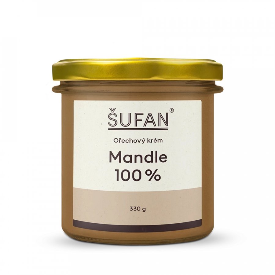 Levně Šufan Mandlové máslo 100% 330 g