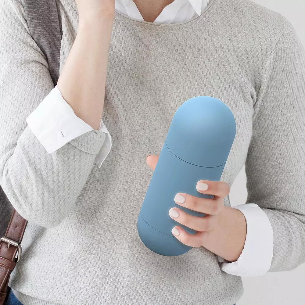 Asobu Orb - modrá termoska jedinečného tvaru | Lázeňská káva