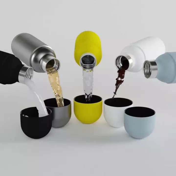 Asobu Orb - žlutá termoska jedinečného tvaru | Lázeňská káva