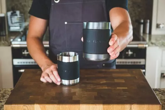 Barista & Co Shorty Steel 600ml konvička na mléko | Lázeňská káva