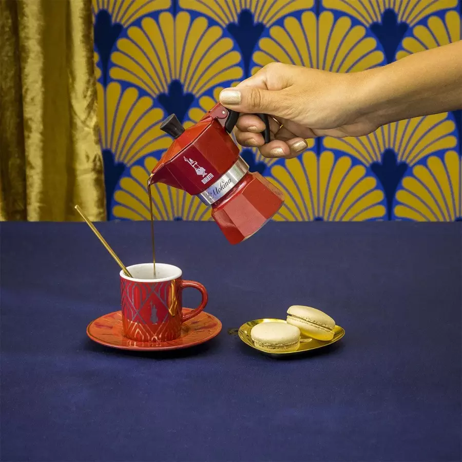 Bialetti Moka Express Deco Glamour 6 šálků | Lázeňská káva