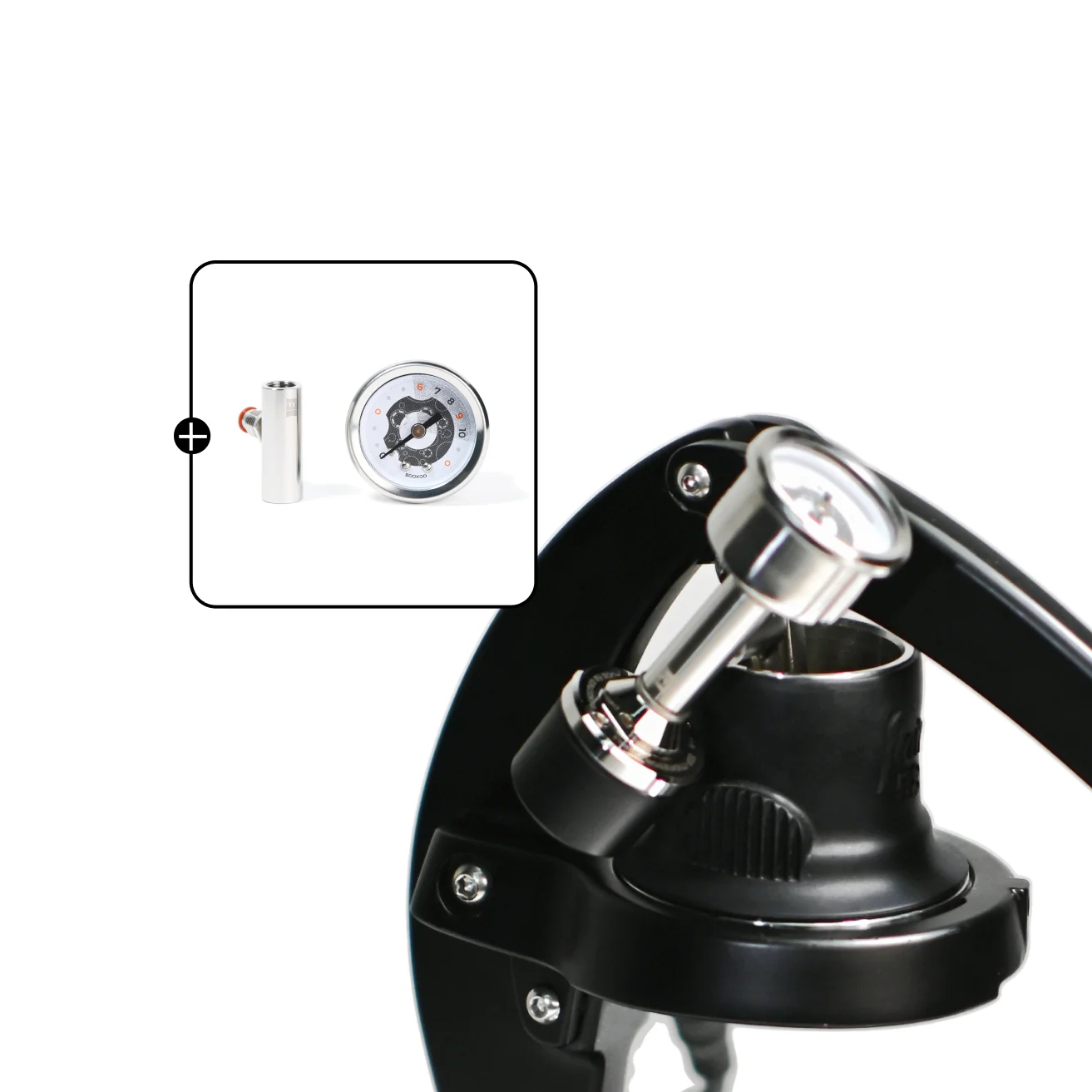 BooKoo – G1/8 FFM T Splitter Gauge