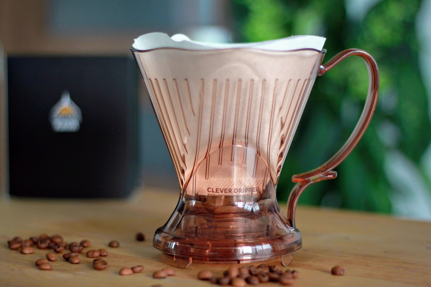 Clever Dripper velikosti L 500 ml zelený Lázeňská káva