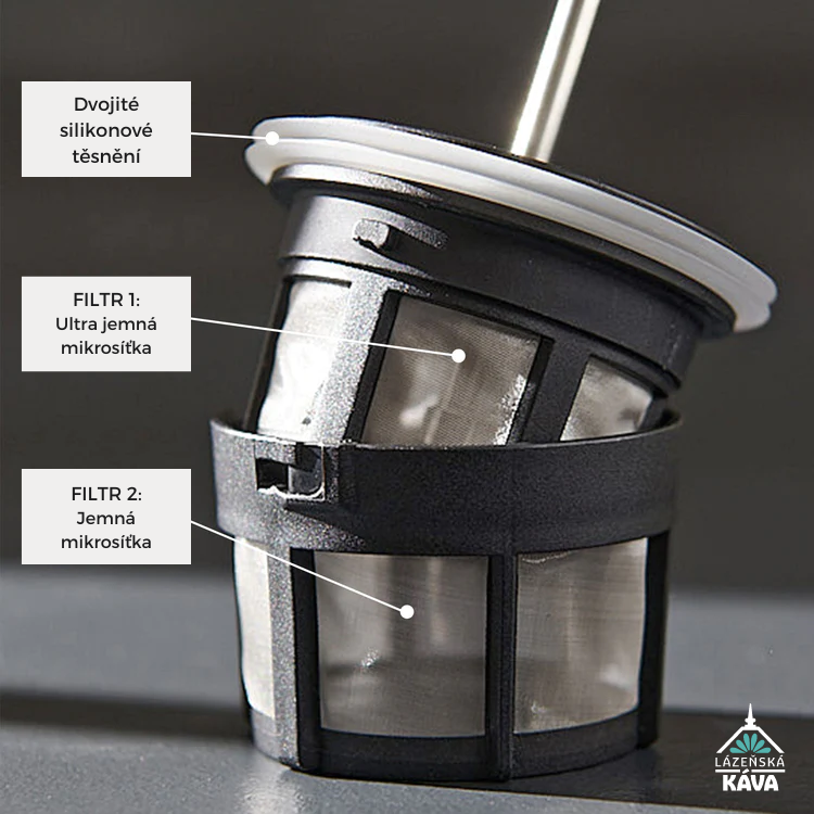 Espro Ultra Light Coffee Press bílý 450 ml | Lázeňská káva