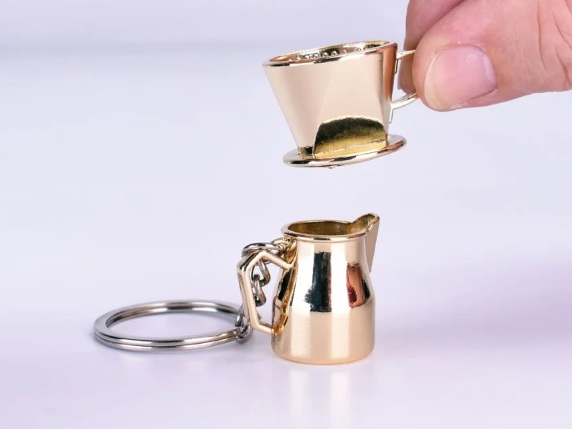 JoeFrex Konvice na mléko – zlatý přívěsek | Lázeňská káva