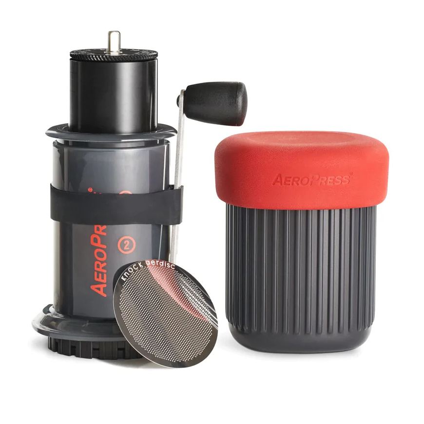 Knock Aergrind – ruční kávomlýnek na cesty | Lázeňská káva
