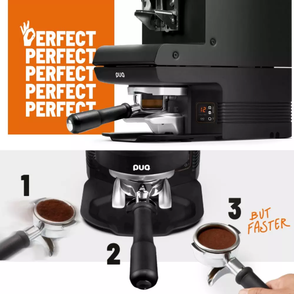 Automatický tamper Puqpress M6 pro Mythos MY 75/85 | Lázeňská káva