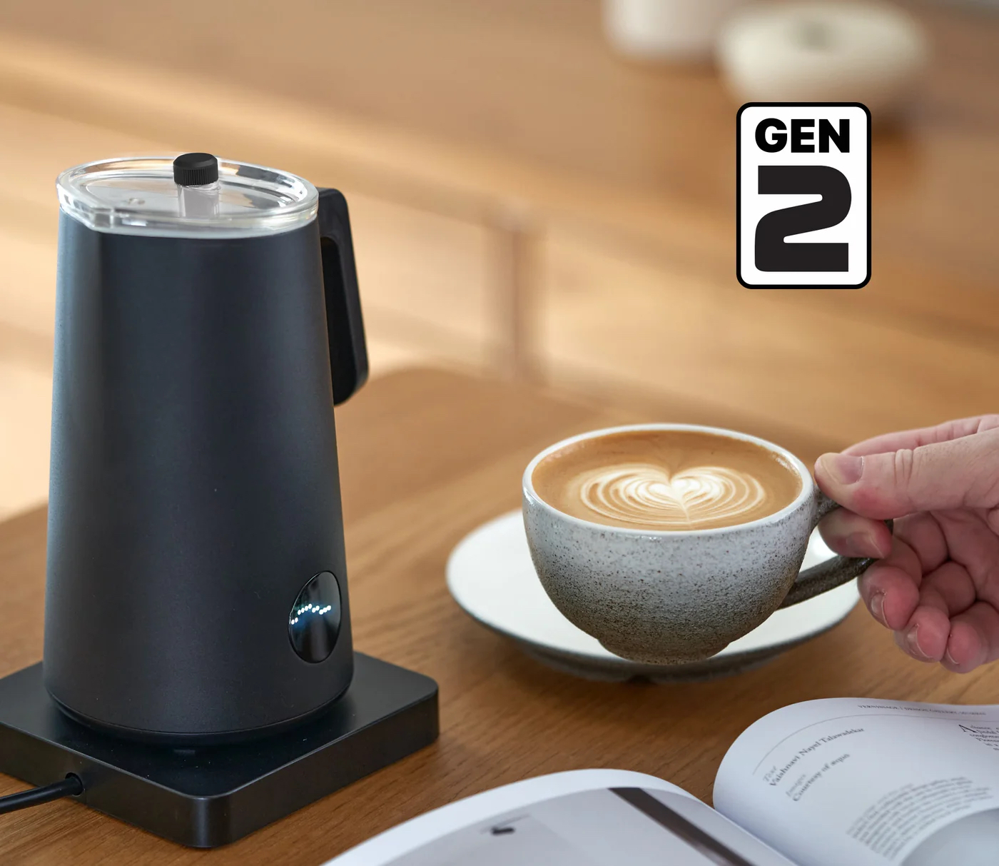 Automatický napěňovač mléka Nanofoamer PRO Gen 2 | Lázeňská káva
