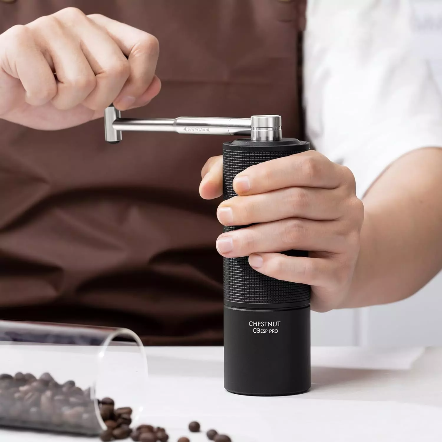 Timemore C3 ESP PRO černý – cestovní ruční mlýnek