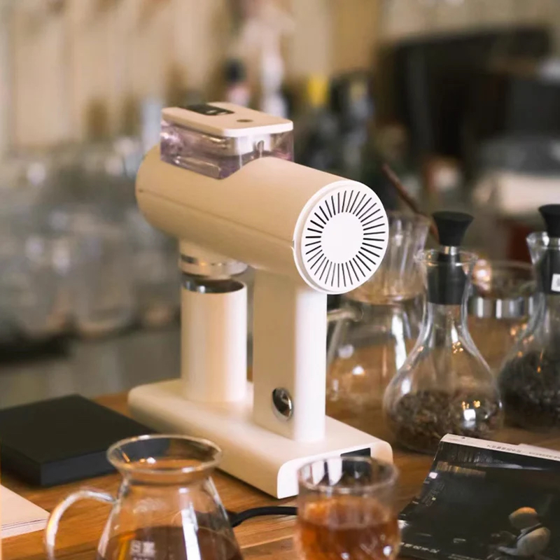 Timemore Sculptor 078S – bílý elektrický mlýnek na espresso