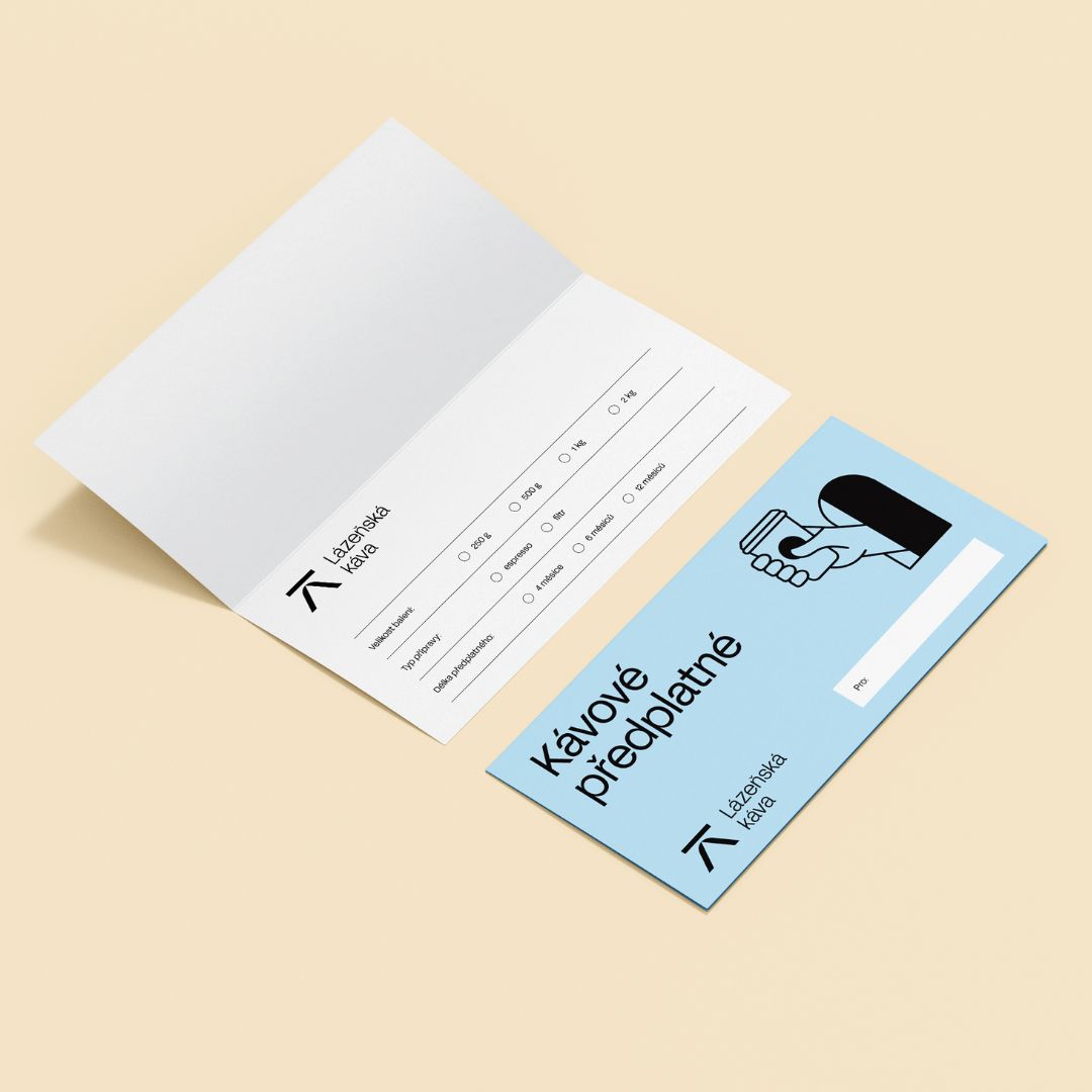 Dárkový poukaz na kávové předplatné – z pražírny k vám domů | Lázeňská káva